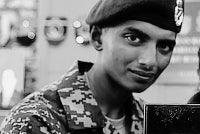 The late trooper K Indiran, 22 passed away on Feb 19 during a Royal Armoured Corps training exercise.