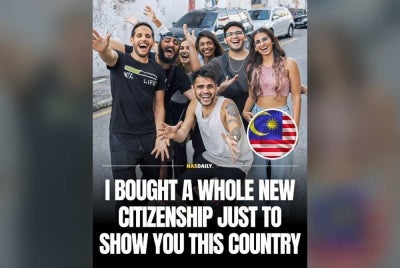 The photo, uploaded by Nas Daily on Facebook on Sunday, is believed to be from his visit to Melaka back in 2022.