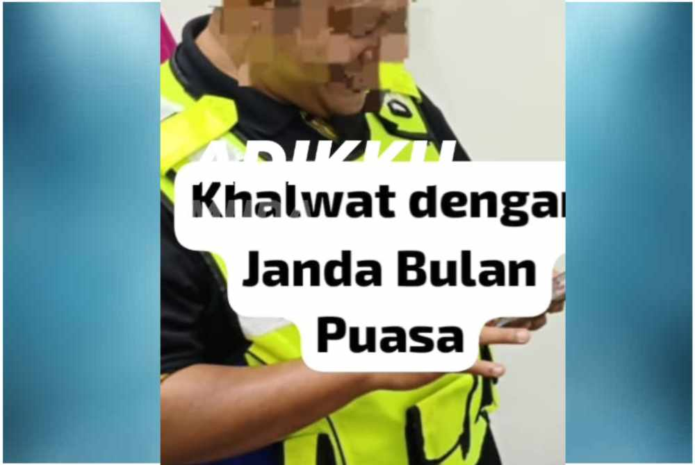 JAINJ arrested a man wearing women’s nightwear who was suspected of being in close proximity with a widow in a rented room at a shoplot in Skudai.