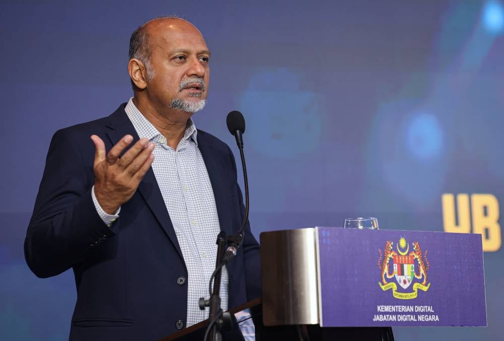 Digital Minister Gobind Singh Deo - BERNAMA FILE PIX