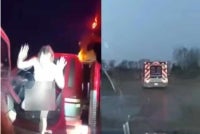 Benjamin Feltz, 37, was alleged to have slipped into the driver’s seat of the ambulance without wearing any clothes while paramedics were loading a critically injured patient into the rear of the vehicle. - Agency