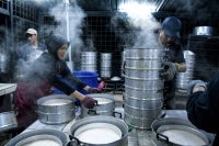 During Ramadan, production can reach between 600 and 700 containers, and she offers only six varieties: tepung talam gula melaka, talam pandan, talam ubi, seri muka pandan, seri muka durian, and kaswi. - Bernama photo