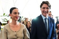Katy Perry and Justin Trudeau at the World Economic Forum. Photo source: Social Media