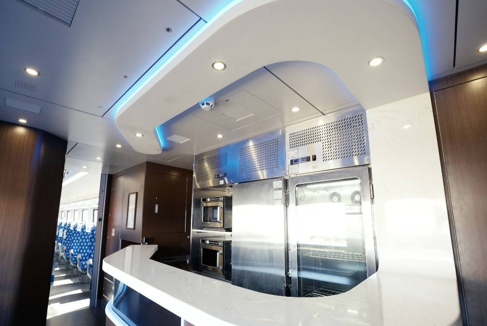 Food and beverage counter. - Photo courtesy of ECRL