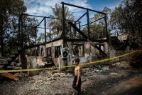 Perlis Fire and Rescue Department director Wan Mohd Hamizi Wan Mohd Zin said they received the emergency call at 5.15pm and units from the Simpang Empat fire station arrived about three minutes later. - Bernama photo