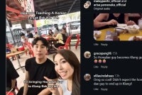 In a lighthearted video shared by Malaysian-Japanese couple Joshua Lim and Arisa Yamanaka on their Instagram channel @malaypantv_official, Sean is seen eagerly enjoying a Bak Kut Teh feast, complete with youtiao and tofu.