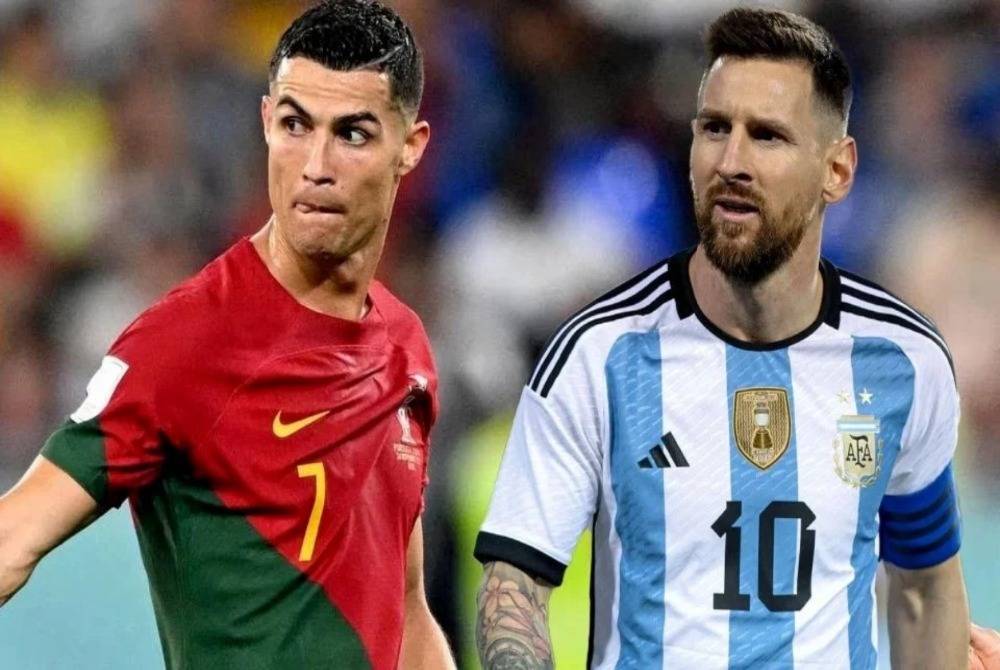 Messi and Ronaldo are also on course to make history as the first players ever to feature in six editions of the World Cup, dating back to 2006 in Germany. Edited via Canva. Photo: AFP/Reuters