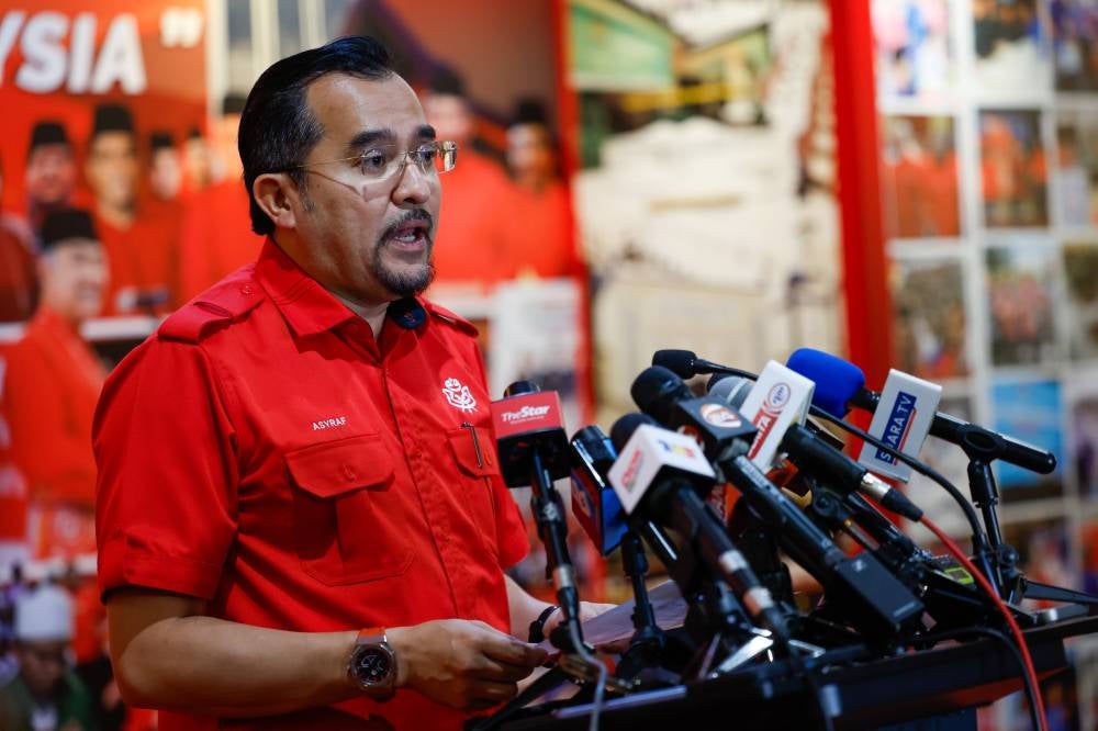 UMNO secretary-general Datuk Dr Asyraf Wajdi Dusuki. File photo.
