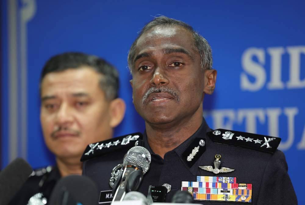 Federal Police Criminal Investigation Department (CID) director Datuk M. Kumar BERNAMA FILE PIX
