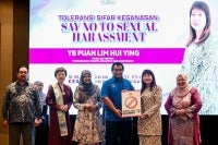 A total of 388 sexual harassment cases were recorded during the first five months of this year, according to Deputy Minister of Women, Family and Community Development Lim Hui Ying. Photo by Bernama