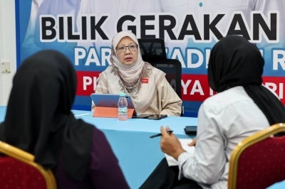  Johor PKR chairman Datuk Seri Dr Zaliha Mustafa. BERNAMA photo