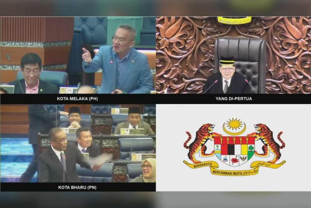 The Dewan Rakyat sitting on Monday was briefly disrupted after Poay Tiong alleged that the change in the Opposition Leader position stemmed from a dispute between Pas and Bersatu.