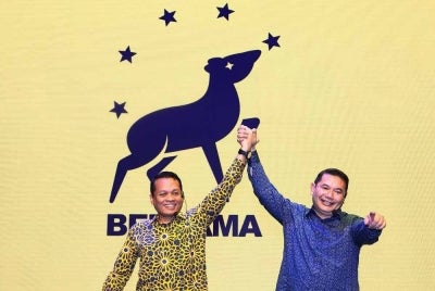 Parti Bersama Malaysia (Bersama) co-leaders, Datuk Seri Rafizi Ramli (right) and Nik Nazmi Nik Ahmad, said the party will contest 15 seats in the Johor state election on July 11. Bernama FILE PIX