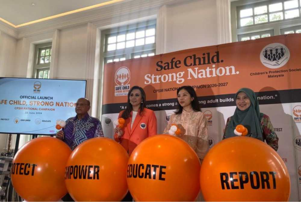 From left: Datuk Seri Nazir Ariff Mushir Ariff, CPSM founder and president; YM Tengku Datuk Asra Jehan Tengku Azlan, chairperson of the CPSM Kuala Lumpur Branch; Foo Su Lynn, Astro director of communications and sustainability; and Dr Farah Nini Dusuki, Children's Commissioner of SUHAKAM.