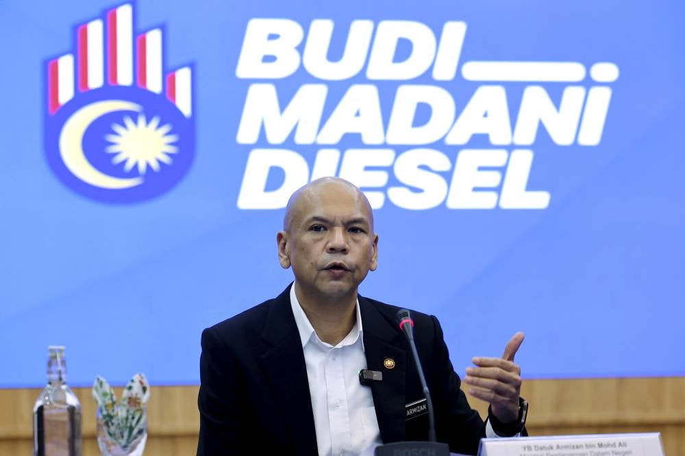 Domestic Trade and Cost of Living Minister Datuk Armizan Mohd Ali. BERNAMA photo