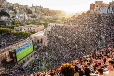 The Interior Ministry in the Jordanian capital said nine people were hospitalised after watching the game on a large screen at a public square in the capital. - AFP photo