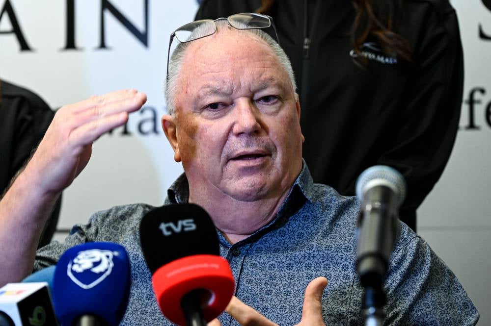 National cycling team technical director John Beasley. BERNAMA photo.