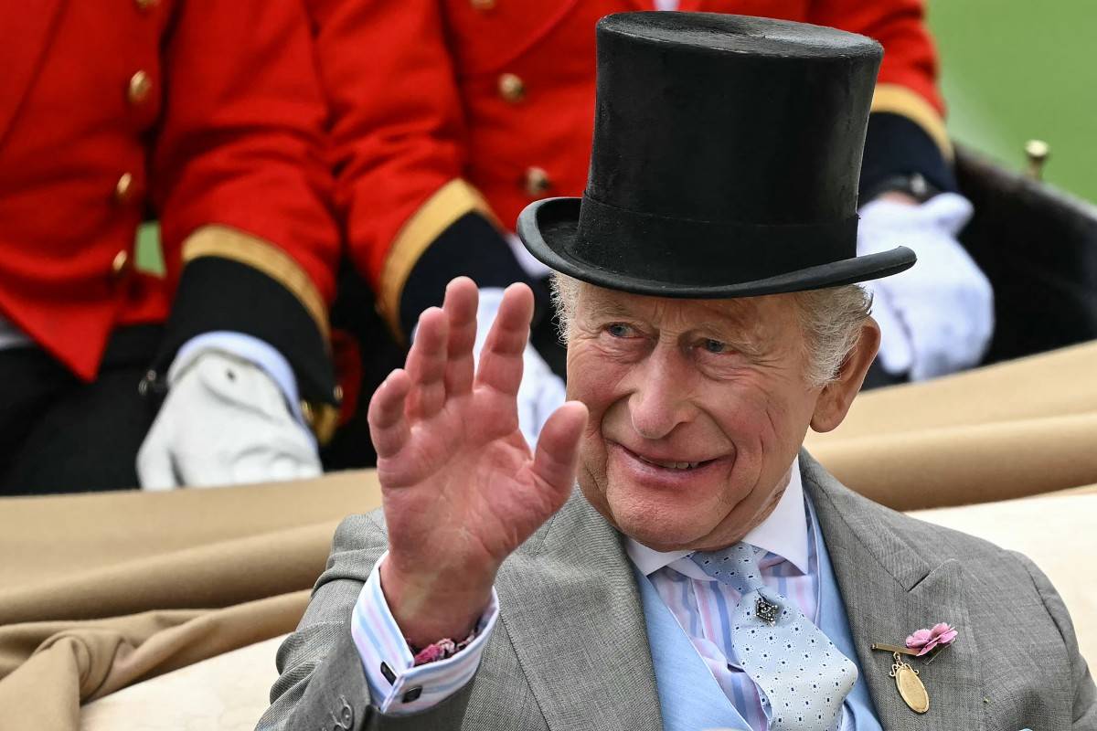 Britain's King Charles III. Photo by AFP