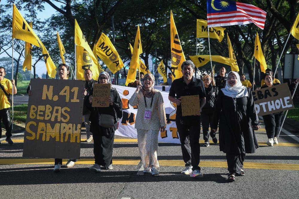Johor's state election on July 11 will be contested across a fragmented political landscape, featuring fourteen straight fights, twenty-eight three-cornered contests, eleven four-cornered battles and three five-cornered battles across all 56 seats. Photo by Bernama