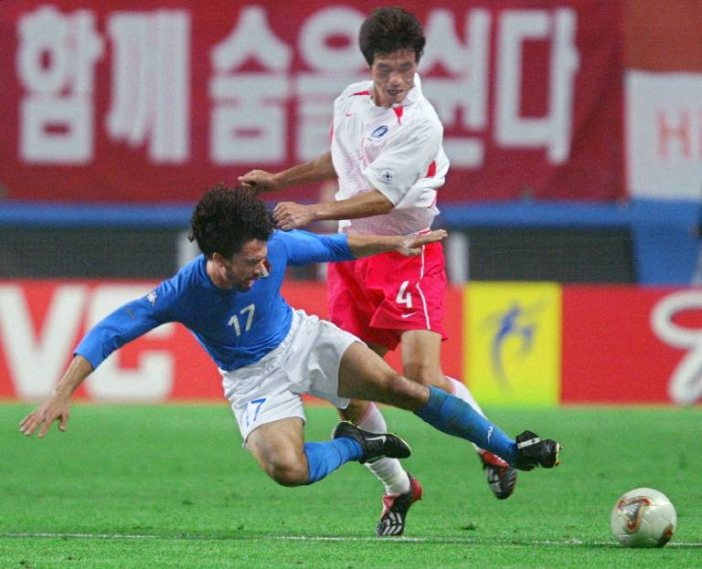 Damiano Tommasi scored what would have been a game-winning 