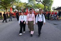 The young DAP candidate for the Bukit Permai seat, Mohamad Shafwan Ani, is seen as the party’s best bet to create history as DAP makes its debut in the constituency in the 16th Johor state election. Photo by Bernama