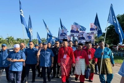 Bersatu accepts Pas' decision not to deploy election machinery for the Johor polls, with Muhyiddin saying support should be voluntary, not compelled. Photo by Norafiza Jaafar