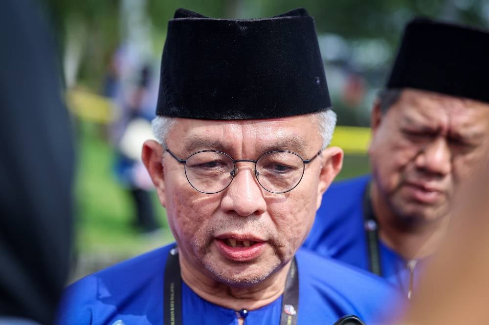 Barisan Nasional (BN) candidate for the Pasir Raja state seat Datuk Seri Dr Adham Baba - Photo by Bernama