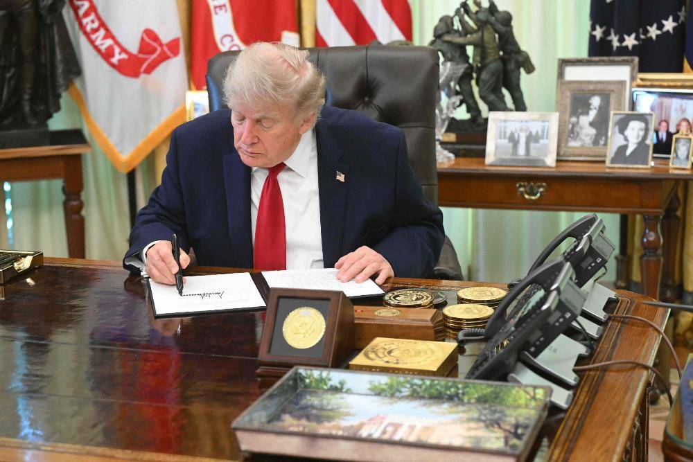 US President Donald Trump. Photo by AFP