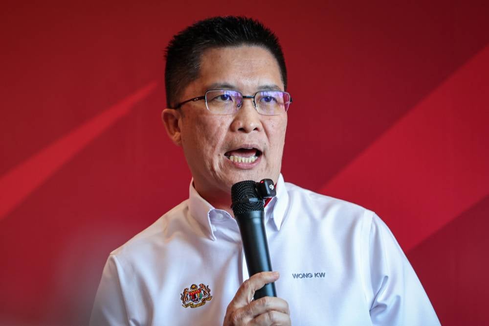 Deputy Education Minister Wong Kah Woh. BERNAMA photo.