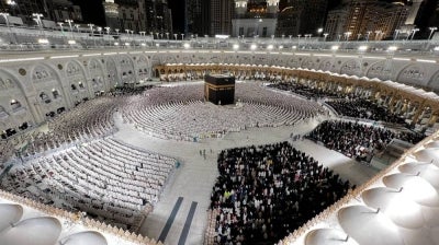 The washing of the Holy Kaaba, scheduled on Tuesday, will be carried out in three main stages. File photo.