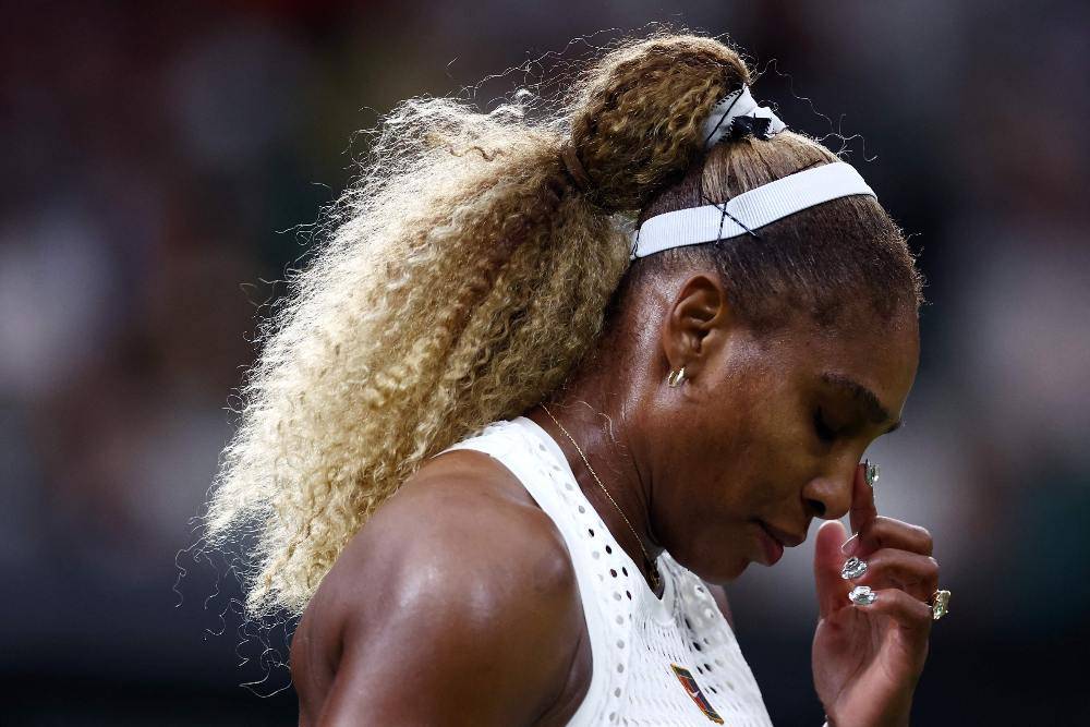 US player Serena Williams. Photo by AFP