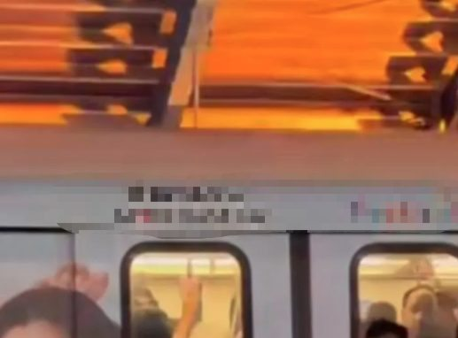 A thin wire believed to have come into contact with the power supply system has been identified as the cause of a minor explosion involving a Rapid KL Light Rail Transit (LRT) train at Taman Jaya Station bound for Putra Heights yesterday. Photo: Threads/sharilfariz