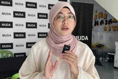 Muda candidate for Puteri Wangsa Rashifa Aljunied