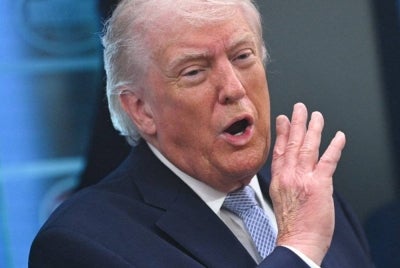 United States (US) President Donald Trump on Monday confirmed he spoke to FIFA President Gianni Infantino to ask for a review of US striker Folarin Balogun’s red card at a World Cup match last week, saying he did not believe the play was a foul. - (Photo by Saul Loeb / AFP FILE PIX)