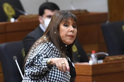Celeste Amarilla recently made racist remarks against France superstar, Kylian Mbappe. (Photo by DANIEL DUARTE / AFP)