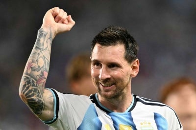 Argentina's forward and one of the greatest footballer's of all time, Lionel Messi (Photo by CHANDAN KHANNA / AFP)