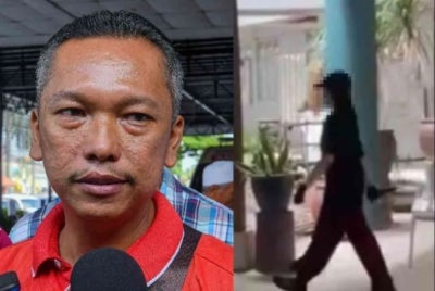 **The father of the student involved in the school stabbing case, Mohd Firuz Ibrahim, said he was at work when the incident occurred before noticing several missed calls from the school, which had been trying to contact him to inform him of the incident. (Photo: Bernama)

