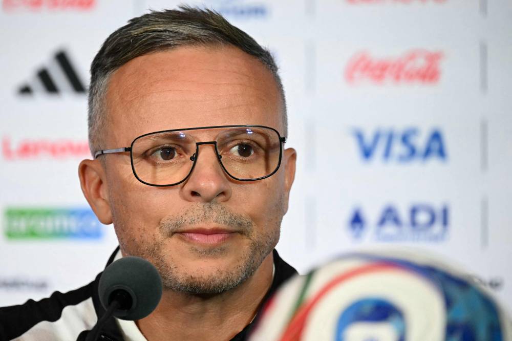 Morocco's head coach Mohamed Ouahbi (Photo by RONALDO SCHEMIDT / AFP)