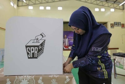 A total of 172 candidates are contesting all 56 state seats, with early voting scheduled for July 7 and polling day set for July 11. - Photo by Bernama