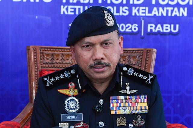 Kelantan police chief Datuk Mohd Yusoff Mamat said the measures were taken after acts of vandalism involving graffiti depicting threats were found on the fence of the PDRM Kelantan Contingent Shooting Range. BERNAMA photo.