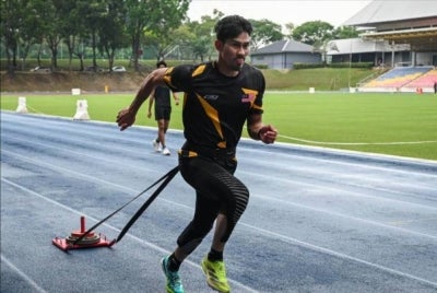 National para long jump star Datuk Abdul Latif Romly has been given the honour of serving as Malaysia’s Jalur Gemilang flag bearer for the 2026 Commonwealth Games in Glasgow, scheduled to be held from July 23 to Aug 2. Photo by Bernama