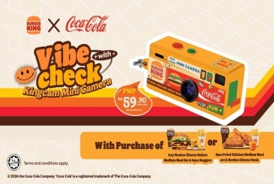 Designed in collaboration with Coca-Cola, the KingCam Mini Camera allows users to capture everyday moments, from dining experiences with friends and family to special memories shared over good food.