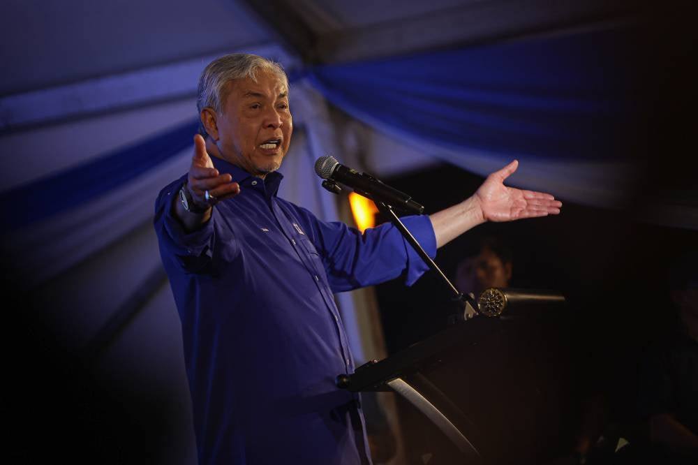 Barisan Nasional's (BN) resounding victory in the Johor state election should serve as a catalyst for the coalition to intensify its efforts and secure victory in the upcoming 16th Negeri Sembilan state election, BN chairman Datuk Seri Dr Ahmad Zahid Hamidi said. Photo by Bernama