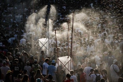 Older adults and people with chronic illnesses are particularly vulnerable during extreme heat, RIVM said, adding that higher levels of air pollution during the heatwave may have placed additional strain on vulnerable groups. (Photo by Philippe LOPEZ / AFP)