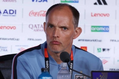 England's German head coach Thomas Tuchel (Photo by Thomas COEX / AFP)