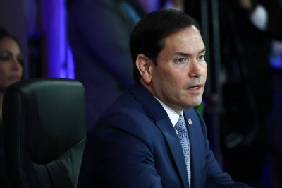 US Secretary of State Marco Rubio (Photo by ELOISA LOPEZ / POOL / AFP)