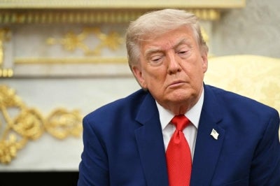  US President Donald Trump (Photo by SAUL LOEB / AFP)