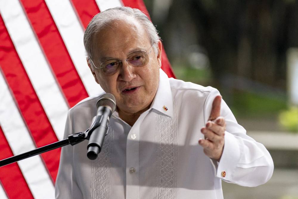 Philippine Ambassador to the US Jose Manuel Romualdez (Photo by Andrew Harnik / POOL / AFP)