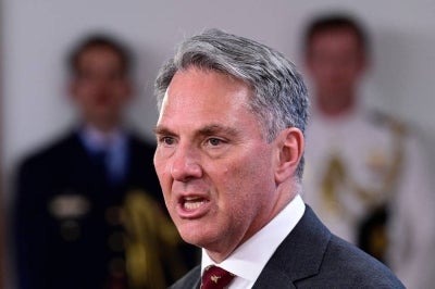 Australian Deputy Prime Minister and Defence Minister Richard Marles (Photo by John MACDOUGALL / AFP)