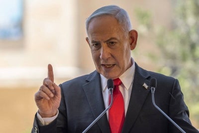 Israel's Prime Minister Benjamin Netanyahu (Photo by ilia YEFIMOVICH / AFP)